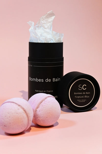 bombes de bain tropical bliss saly cosmetiques